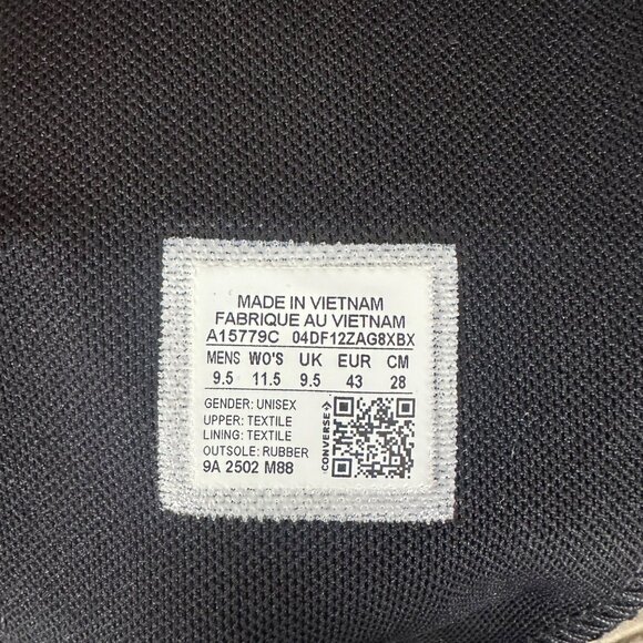 ⭐Converse Chuck Taylor All Star XXHi Pride Sz 9.5 Men's Ultra Hi Boots A15779C⭐ - Picture 11 of 11